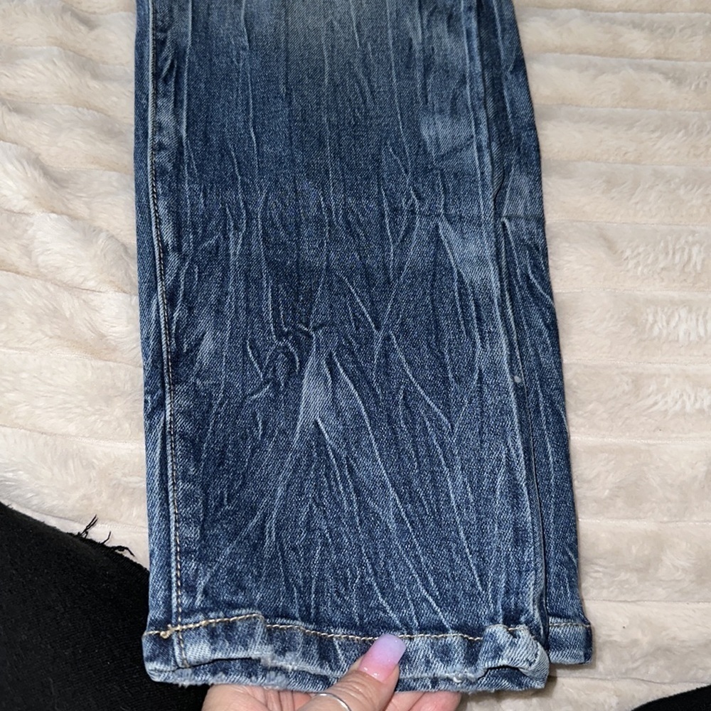 7/27 relaxed fit Kancan non-distressed jeans - Picture 2 of 10